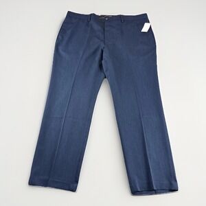 Modern Culture Dress Pants Mens 40x30 Blue Slim Fit Slacks Chinos Wrinkle Free
